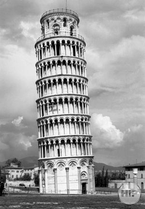 The Leaning Tower of Pisa, by George Sakata.