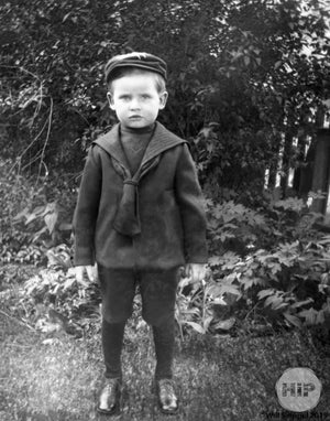 A snapshot of a blurry boy, courtesy of the Fred Bodin collection.