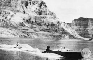 Postcard of "Grand Canyon Upstream on Colorado from Hoover Dam"