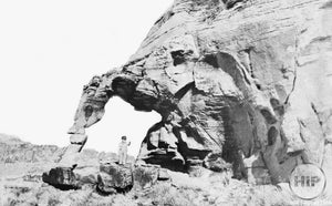 Postcard of "Elephant Rock, Valley of Fire near Las Vegas and Hoover Dam"