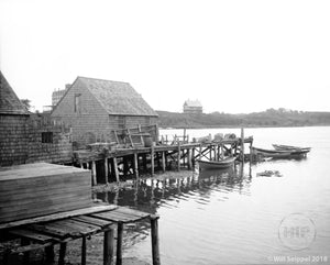 Decrepit Water Shack and Boats Cape Ann
