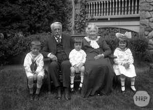 A portrait with the grandchildren by Alice Curtis of Gloucester, MA.