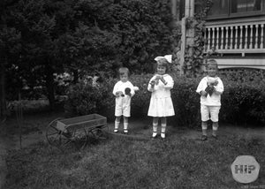 Snapshot of children playing by Alice Curtis of Gloucester, MA.