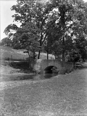 Antique Single-Arch Stone Bridge Typical of West New Jersey & East New York, Late 1800s