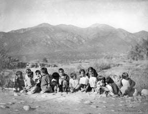 Southwest Native Children Dressed as English